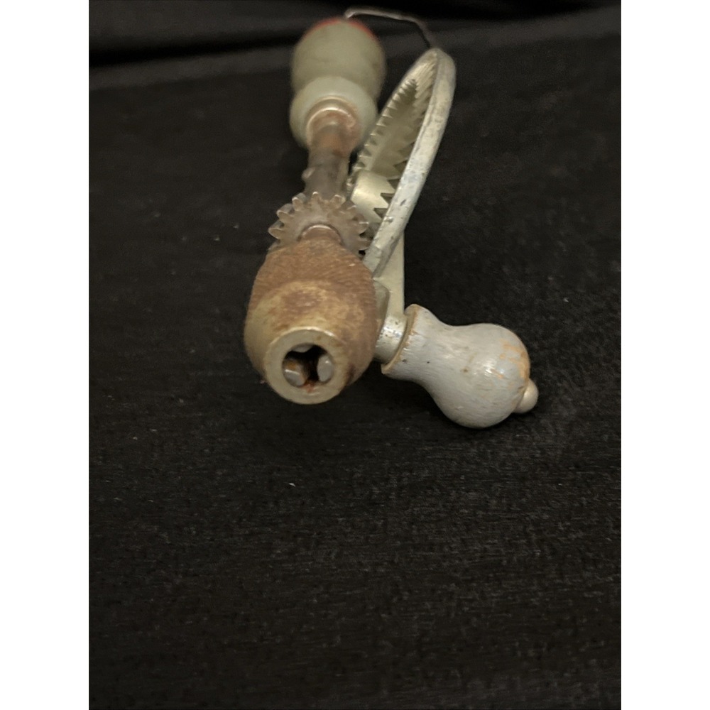 Vintage Stanley Handyman Hand Drill Mid Century Made In USA - Picture 11 of 15